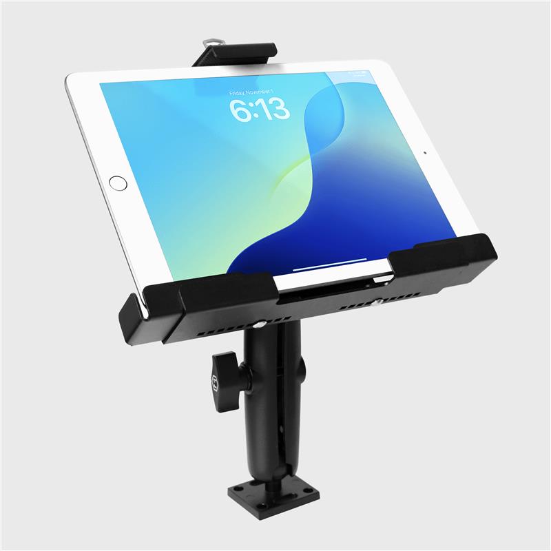 Mighty Mount® 9" to 13"AMPS Drill Base Metal Locking iPad / Tablet Holder