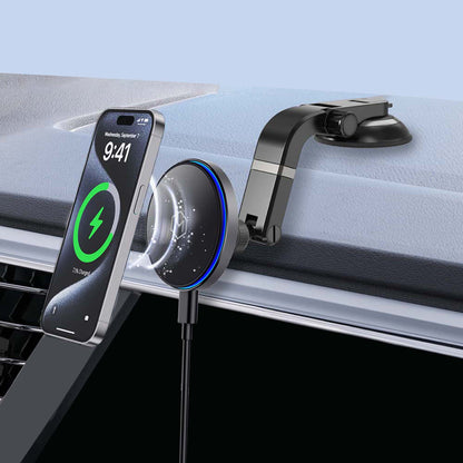Mag Switch Qi2 Wireless Charger & Multi-Angle Suction Mount