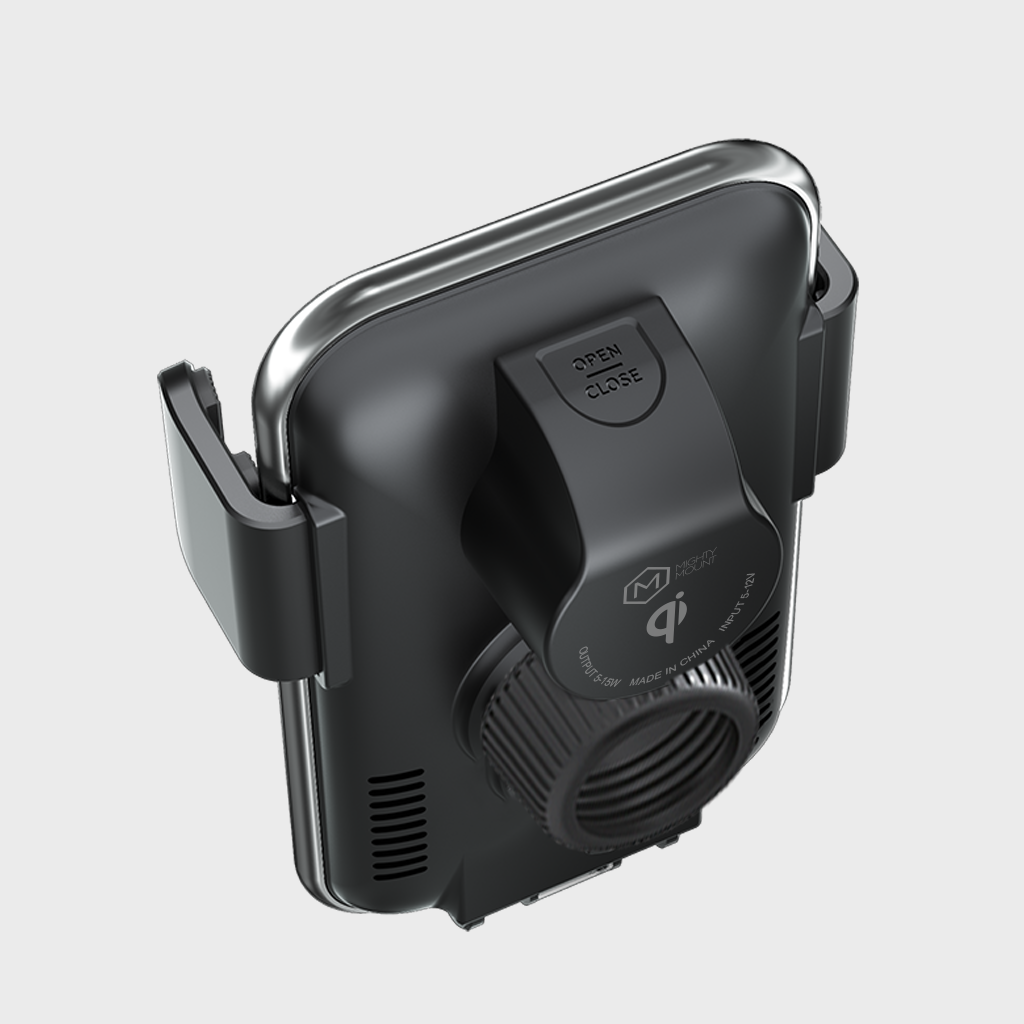 Auto Grip Fast Wireless Car Charger Mount With Telescopic Suction Cup Mount - Qi-Certified